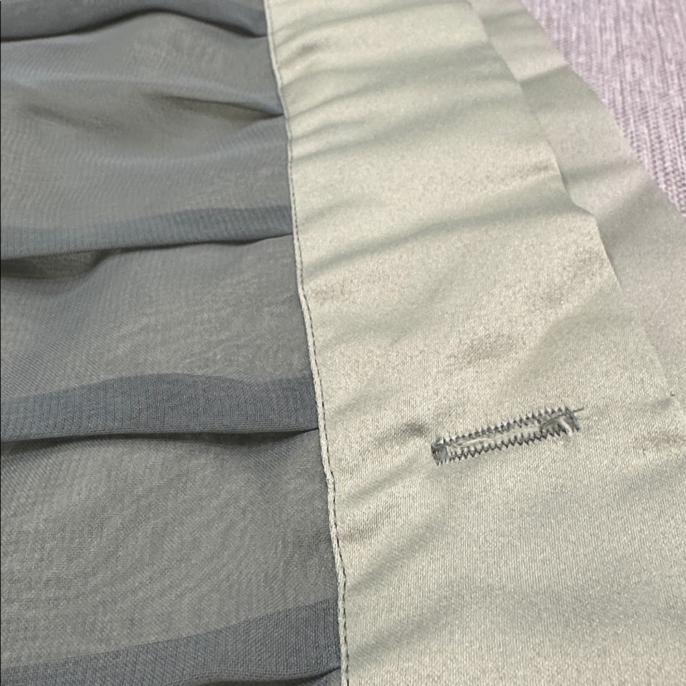 🎋🚿 Zen Green Nicole Miller New York Fabric Shower Curtain - Picture 9 of 13